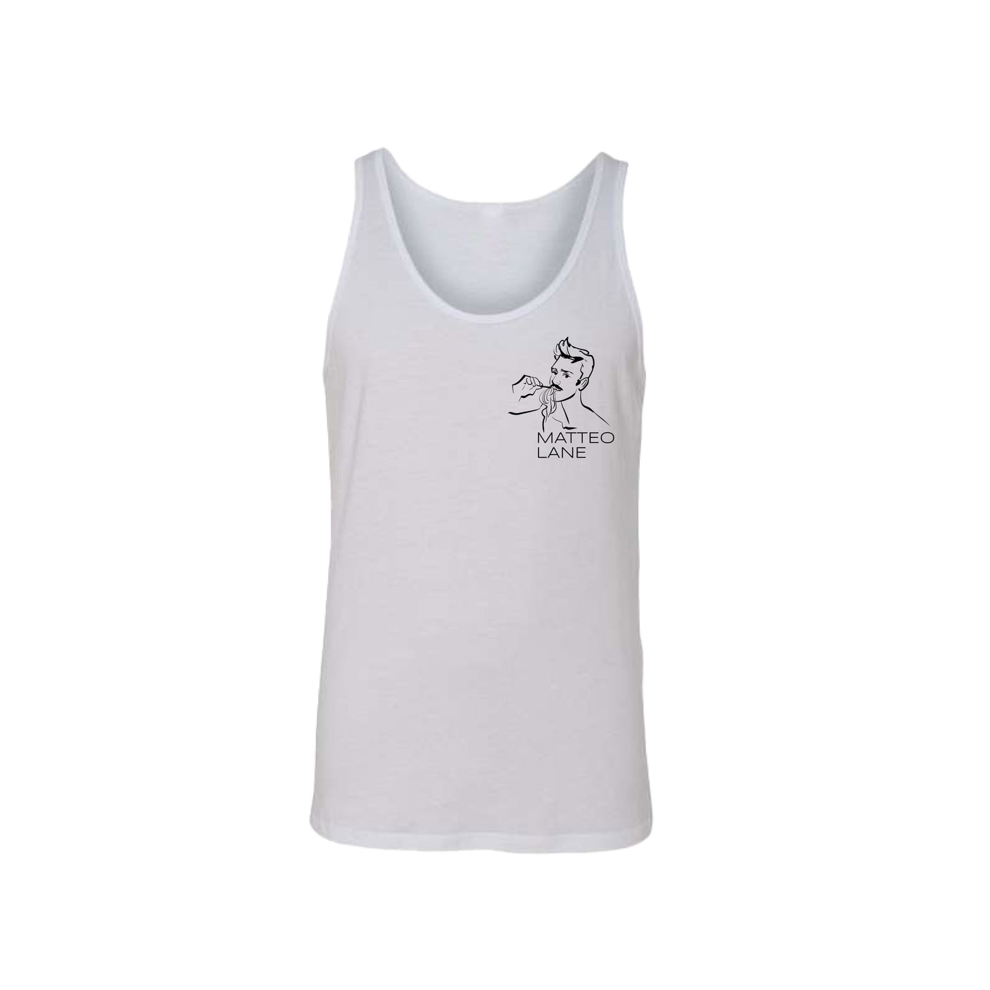 Matteo Lane Unisex Tank - White