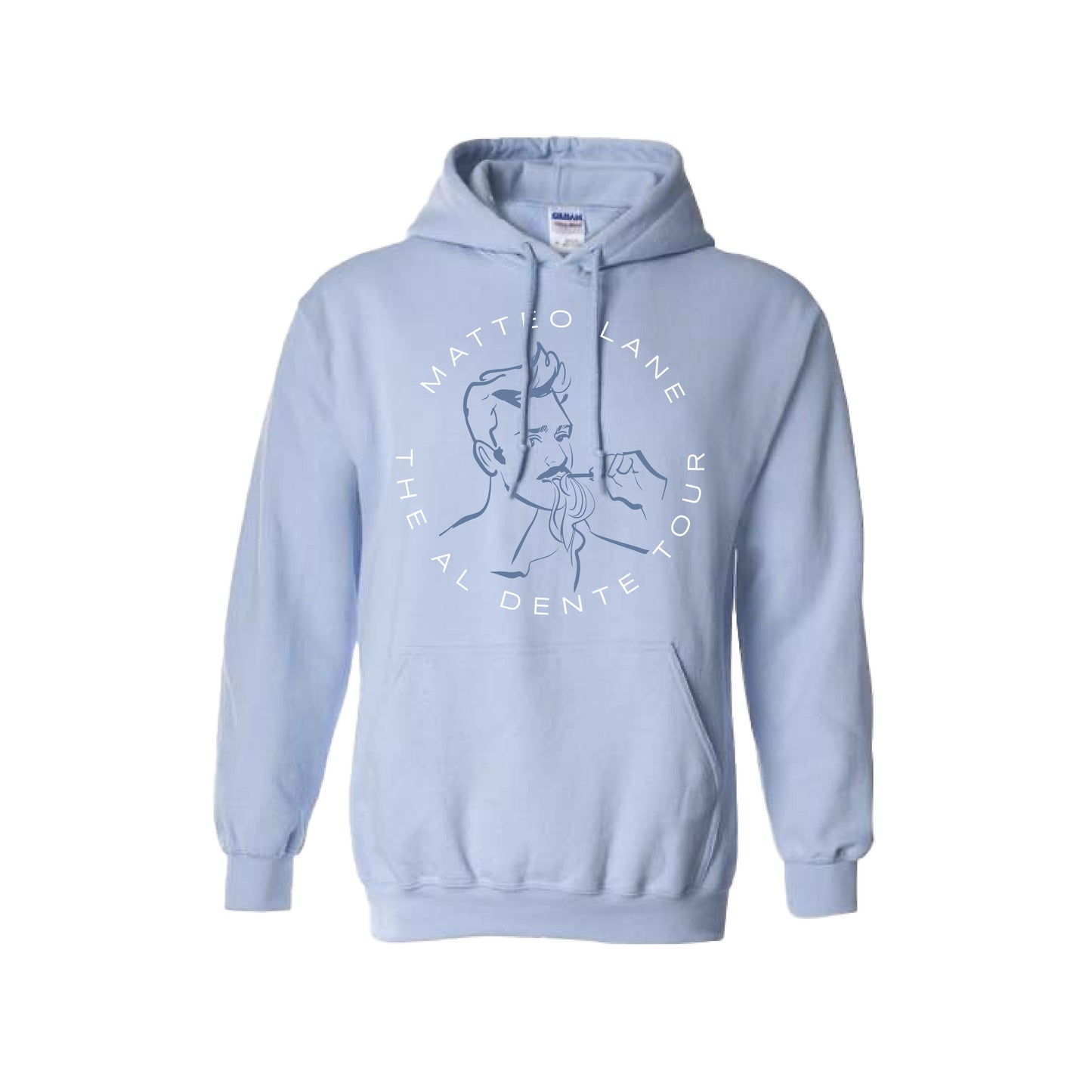 Al Dente Tour Unisex Hoodie - Blue