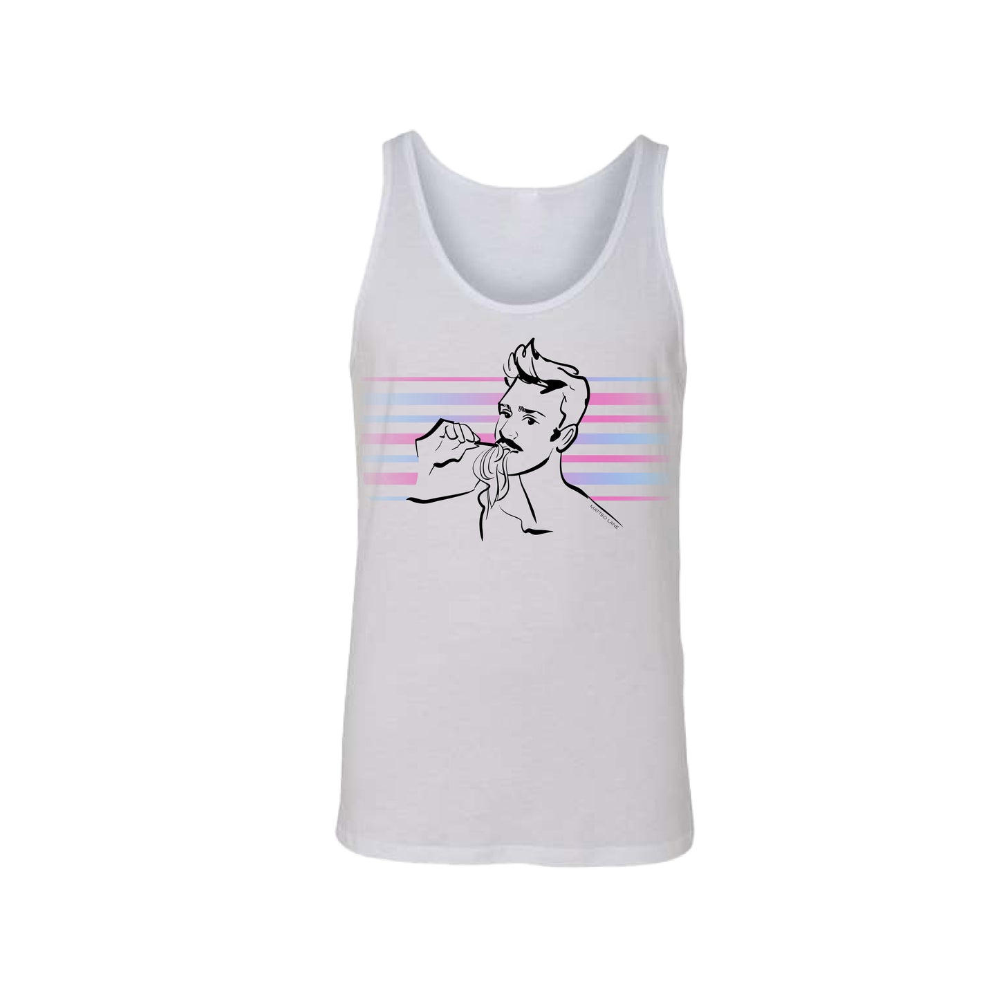 Matteo Lane Unisex Tank - Striped