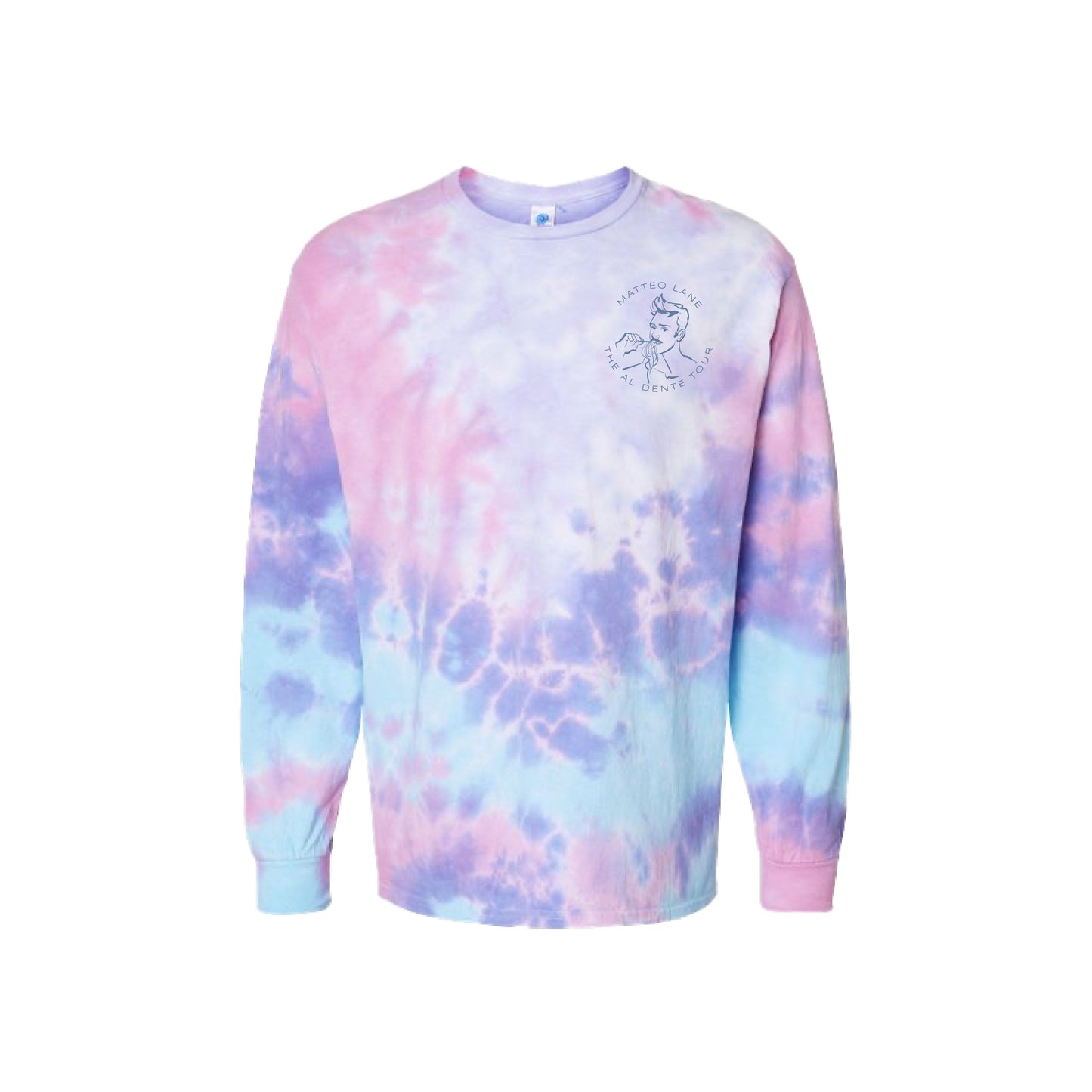 Al Dente Tour Unisex Long Sleeve Tee - Tie Dye